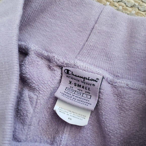 Champion lilac joggers size xs - Picture 6 of 7